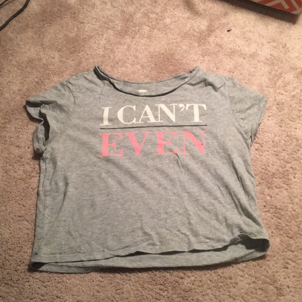 An OLD NAVY crop top